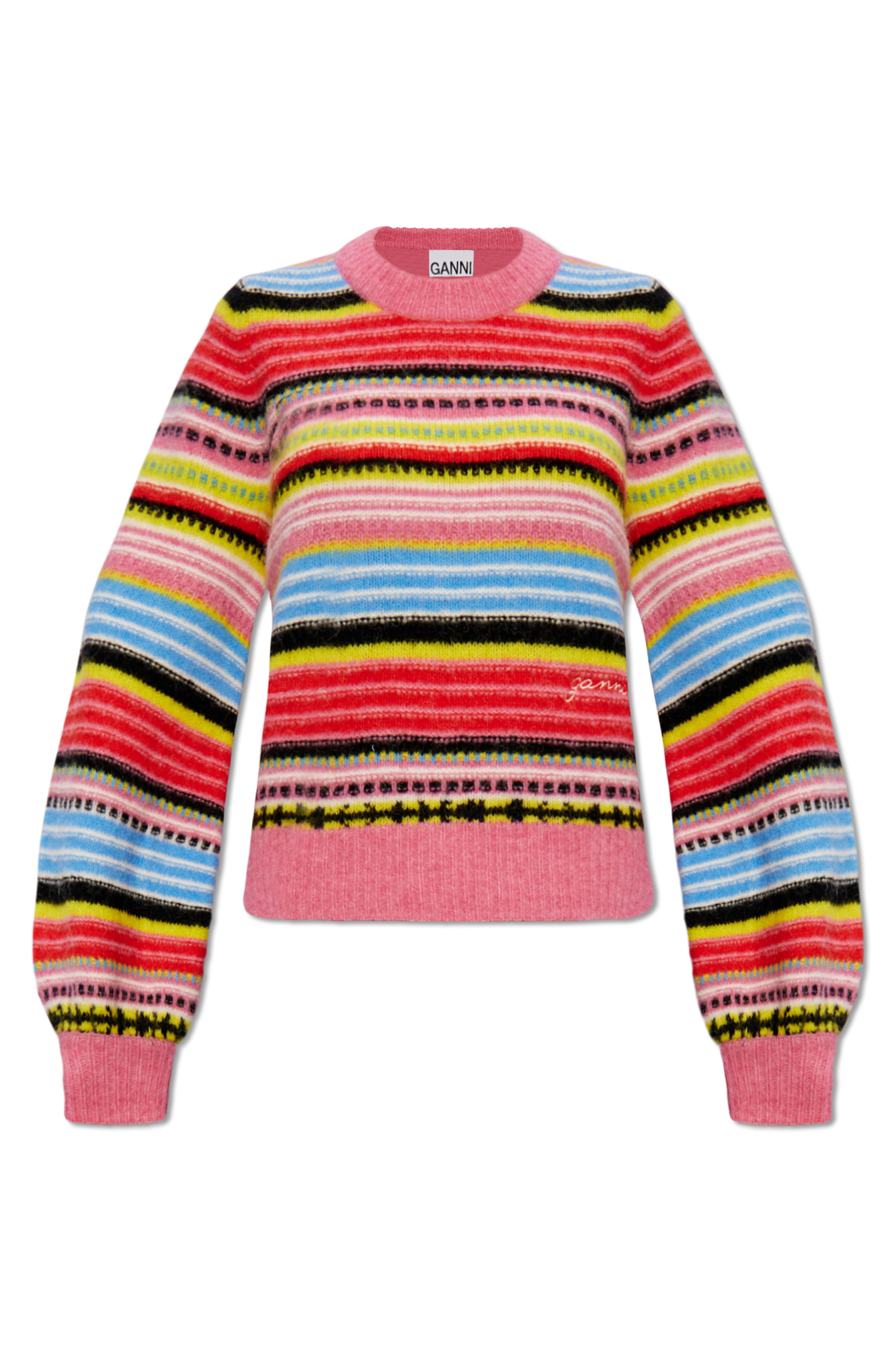 Ganni shop striped sweater